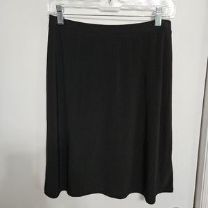 Tailor B. Moss Black Knee Length Stretch Skirt Size Small